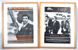 CLASSIC FILM POSTERS - SCARFACE & RESERVOIR DOG