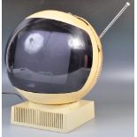 MID CENTURY VIDEOSPHERE TV BY JVC FINISHED IN CREAM