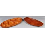 LAUR JENSEN FOR ODENSE TEAK SERVING TRAYS