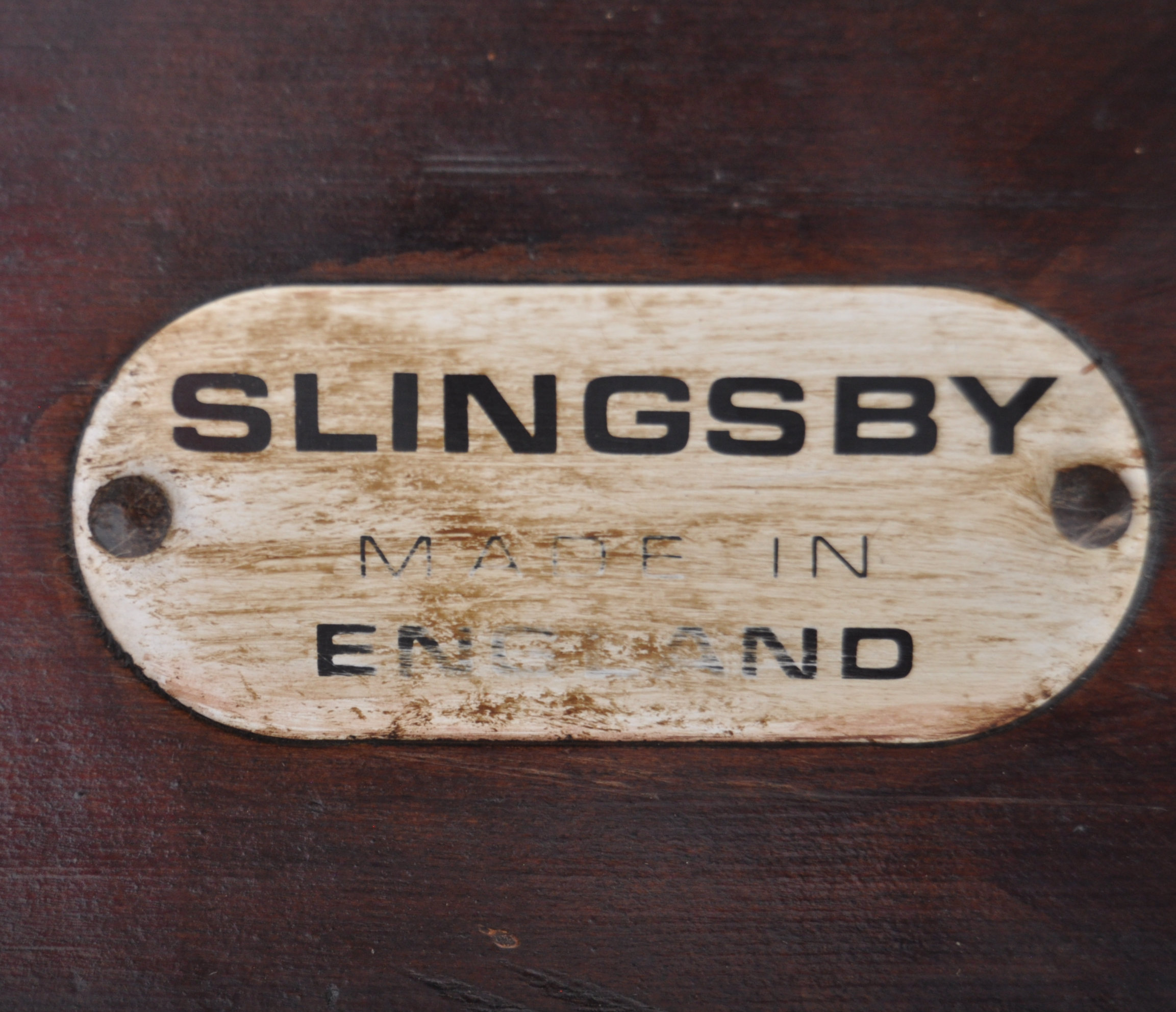 SLINGSBY EARLY 20TH CENTURY EDWARDIAN PITCH PINE LIBRARY STEPS - Image 8 of 8