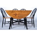 LUCIAN ERCOLANI DINING TABLE SUITE IN BEECH AND ELM