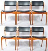 ERIK BUCH ODENSE FURNITURE SET OF SIX TEAK DINING CHAIRS