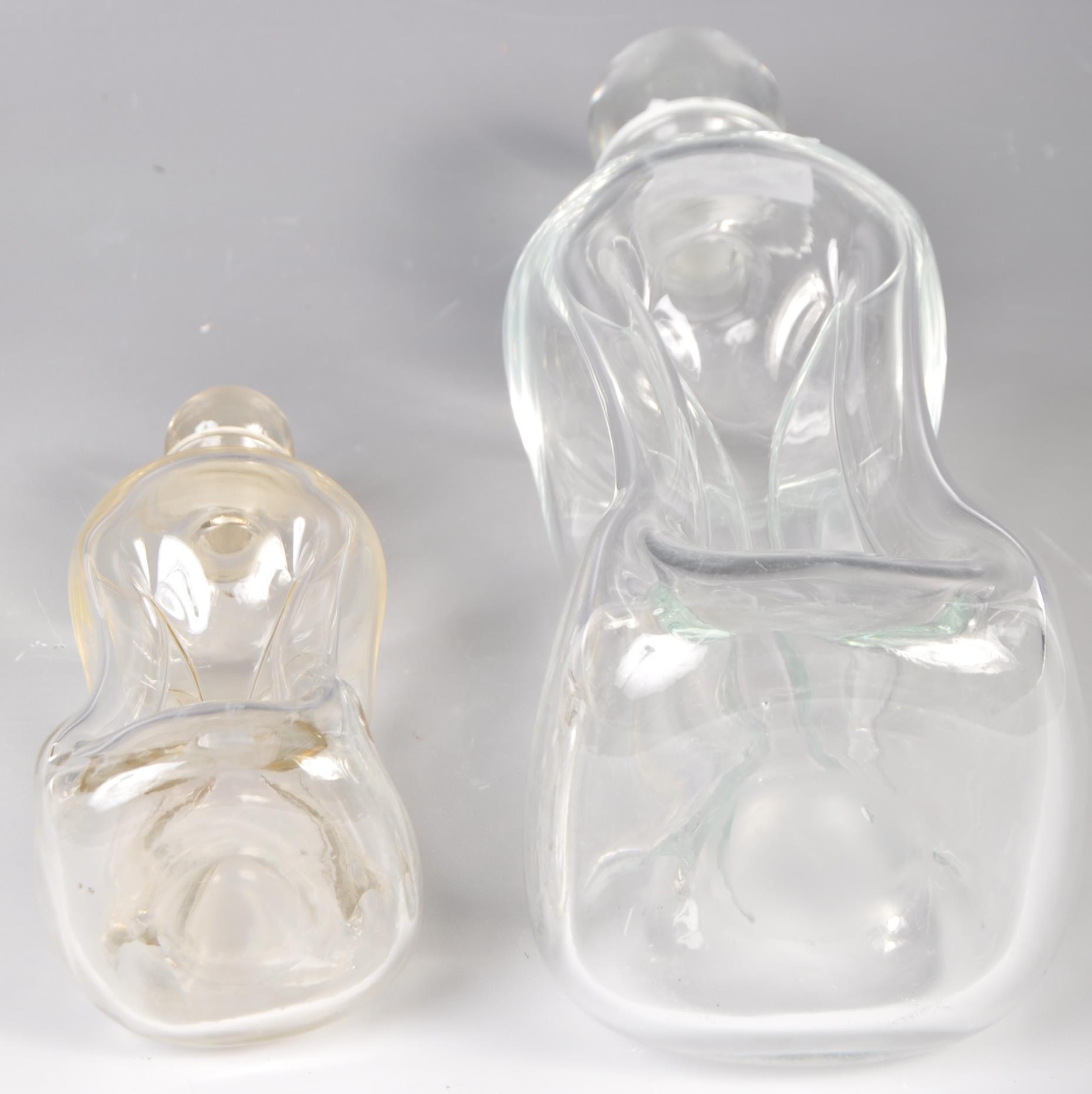 GRADUATING PAIR OF HOLMEGAARD KLUK KLUK DECANTERS - Image 6 of 8