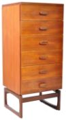 G PLAN QUADRILLE TEAK WOOD BANK OF SIX DRAWERS