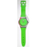 WALL HANGING SHOP DISPLAY ADVERTISING CLOCK IN THE FORM OF A WRIST WATCH