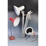 COLLECTION OF VINTAGE LAMPS / LIGHTING - ANGLEPOISE ETC