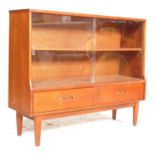 BRITISH MID CENTURY DESIGN - G PLAN LIBRARY BOOKCASE