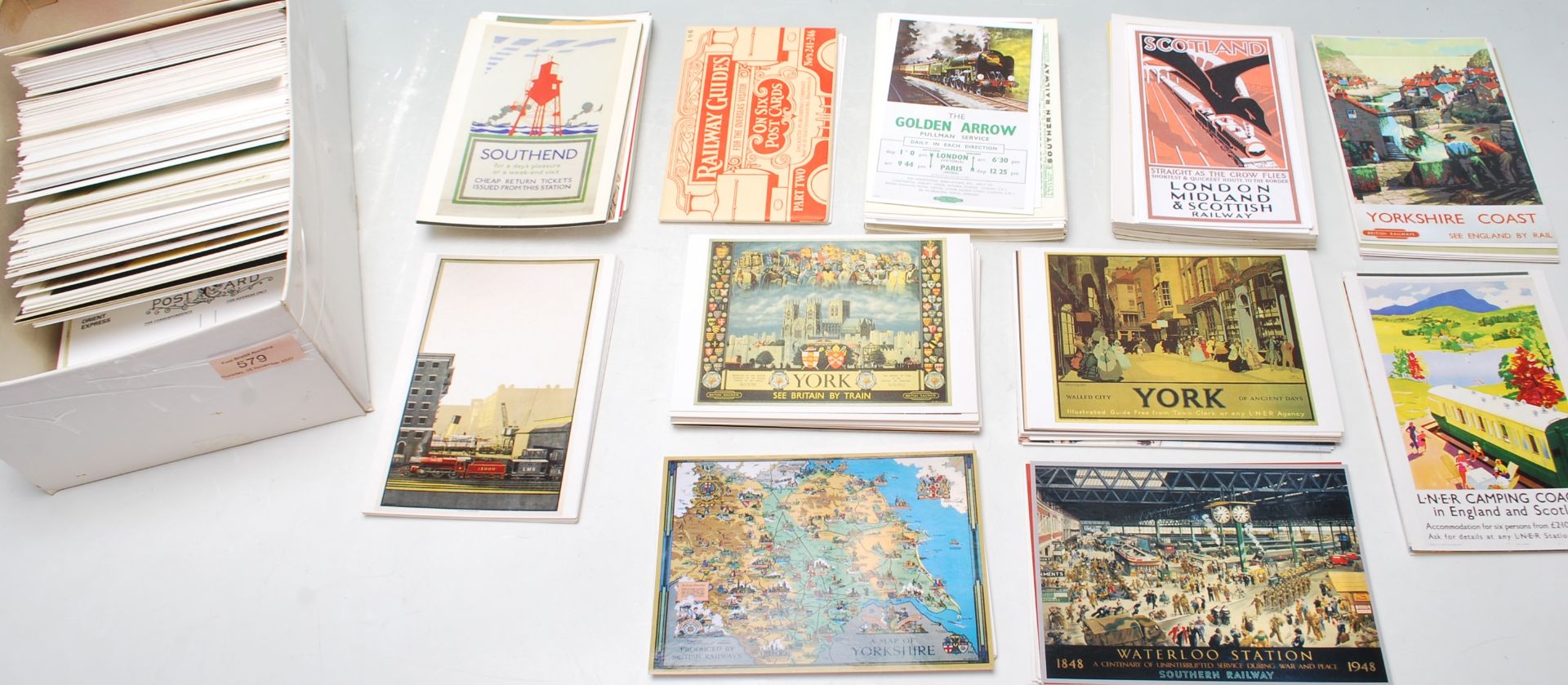 COLLECTION OF VINTAGE RAILWAY RELATED POSTCARDS