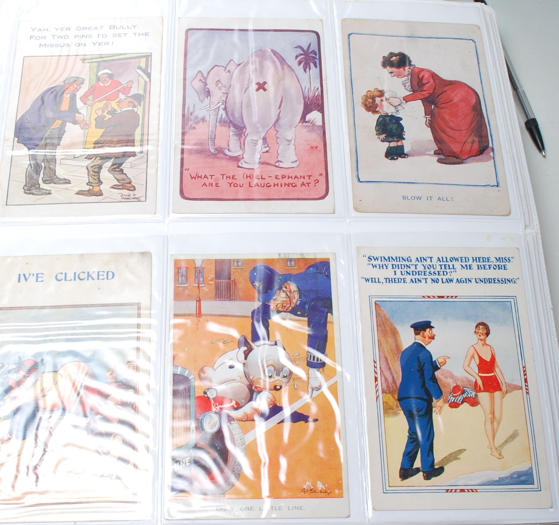 FANTASTIC COLLECTION OF 1200+ COMIC / COMEDY POSTCARDS - Bild 4 aus 11