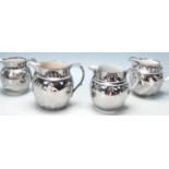 COLLECTION 19TH CENTURY VICTORIAN SILVER RESIST LUSTRE WARE JUGS