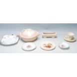 20TH CENTURY ENGLISH CERAMIC WARE - SHELLEY - CLARICE CLIFF - SUSIE COOPER - ALFRED MEAKIN