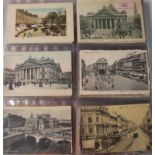 POSTCARDS - TRAMS ON STREETS - LARGE COLLECTION