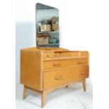 1970'S ERNEST GOMME FOR G PLAN OAK DRESSING TABLE