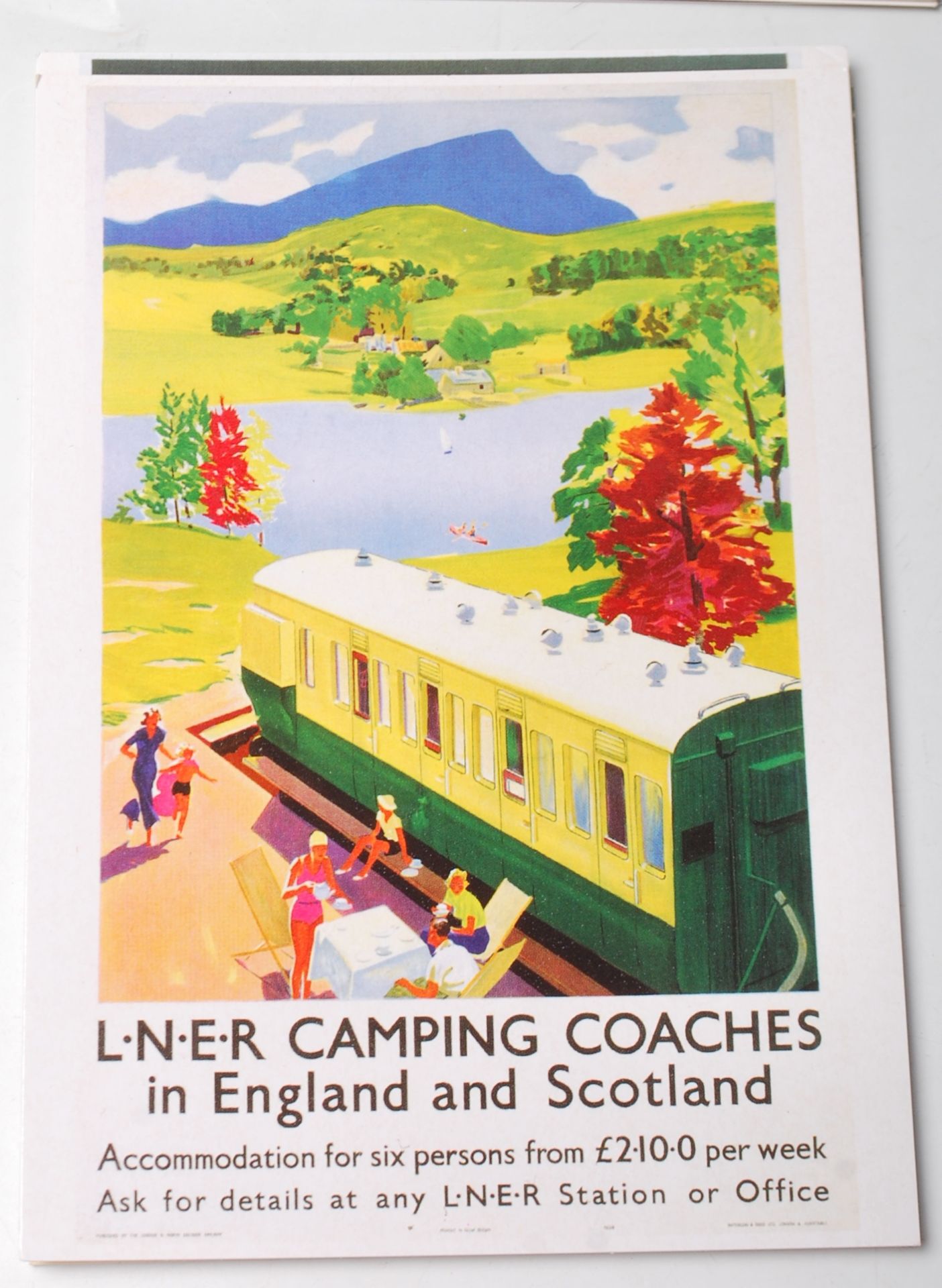 COLLECTION OF VINTAGE RAILWAY RELATED POSTCARDS - Image 6 of 7