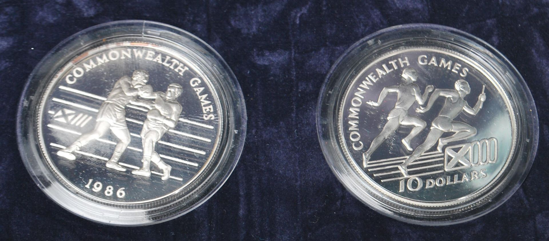 XIII COMMONWEALTH GAME 1986 SILVER COINS - Bild 5 aus 10