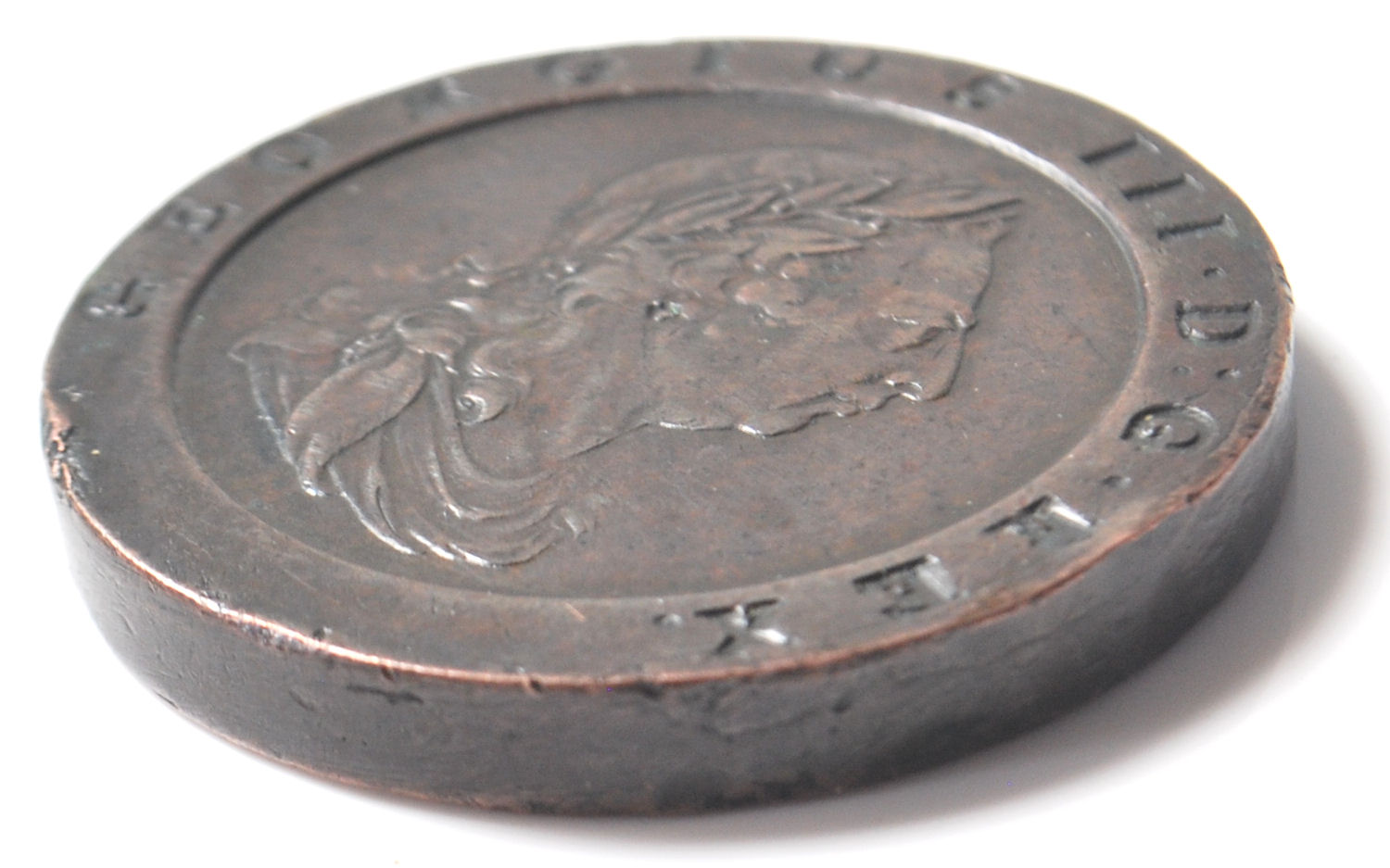 18TH CENTURY GEORGE III 1797 BRONZE BRITANNIA PENNY - Image 5 of 5