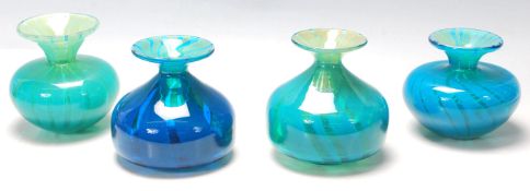 GOOD COLLECTION MID CENTURY MDINA GLASS VASES