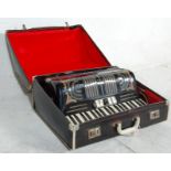 1990’S 120 BASS SELMER INVICTA RIMINI PIANO ACCORDION WITH FIVE TREBLE VOICES
