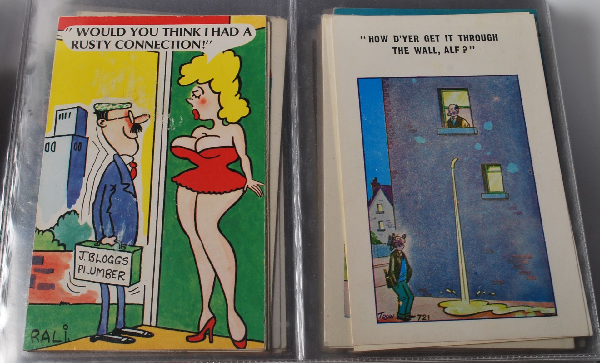 COLLECTION OF COMIC POSTCARDS - SEASIDE HUMOUR ETC - Bild 10 aus 11