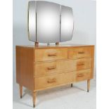 VINTAGE RETRO 1960'S OAK DRESSING TABLE