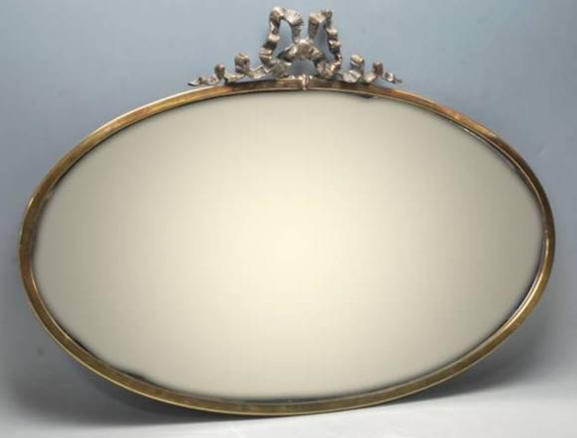 ART DECO 1920'S OVAL SHAPED WALL MIRROR