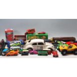 LARGE COLLECTION OF RETRO VINTAGE DIE CAST TOYS