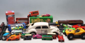 LARGE COLLECTION OF RETRO VINTAGE DIE CAST TOYS