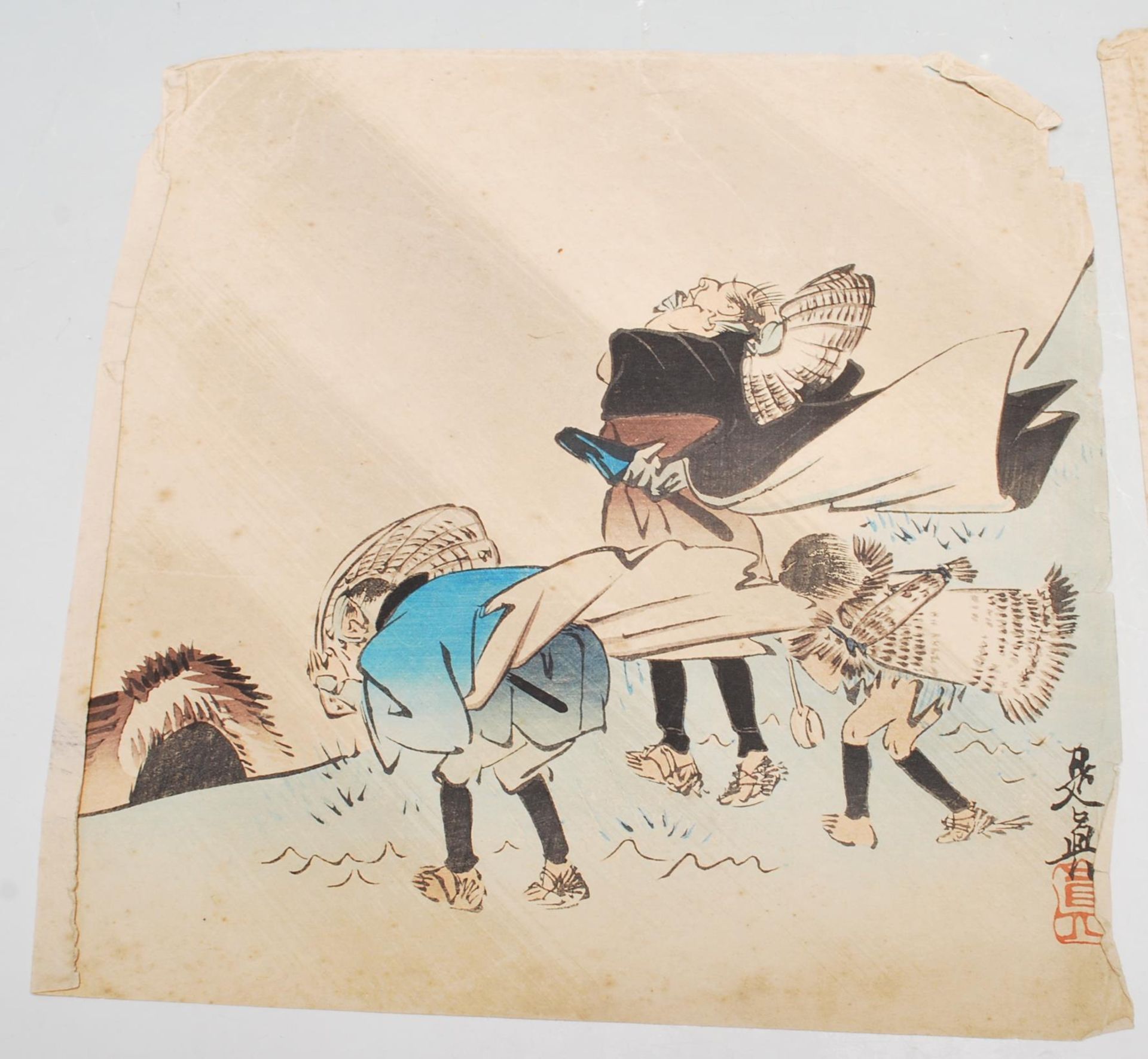 19TH CENTURY ANTIQUE CHINESE AND JAPANESE ART WORK - Image 2 of 7