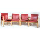 4 VINTAGE 20TH CENTURY PARKER KNOLL ARMCHAIRS