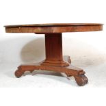 19TH CENTURY GEORGIAN MAHOGANY TILT TOP TABLE