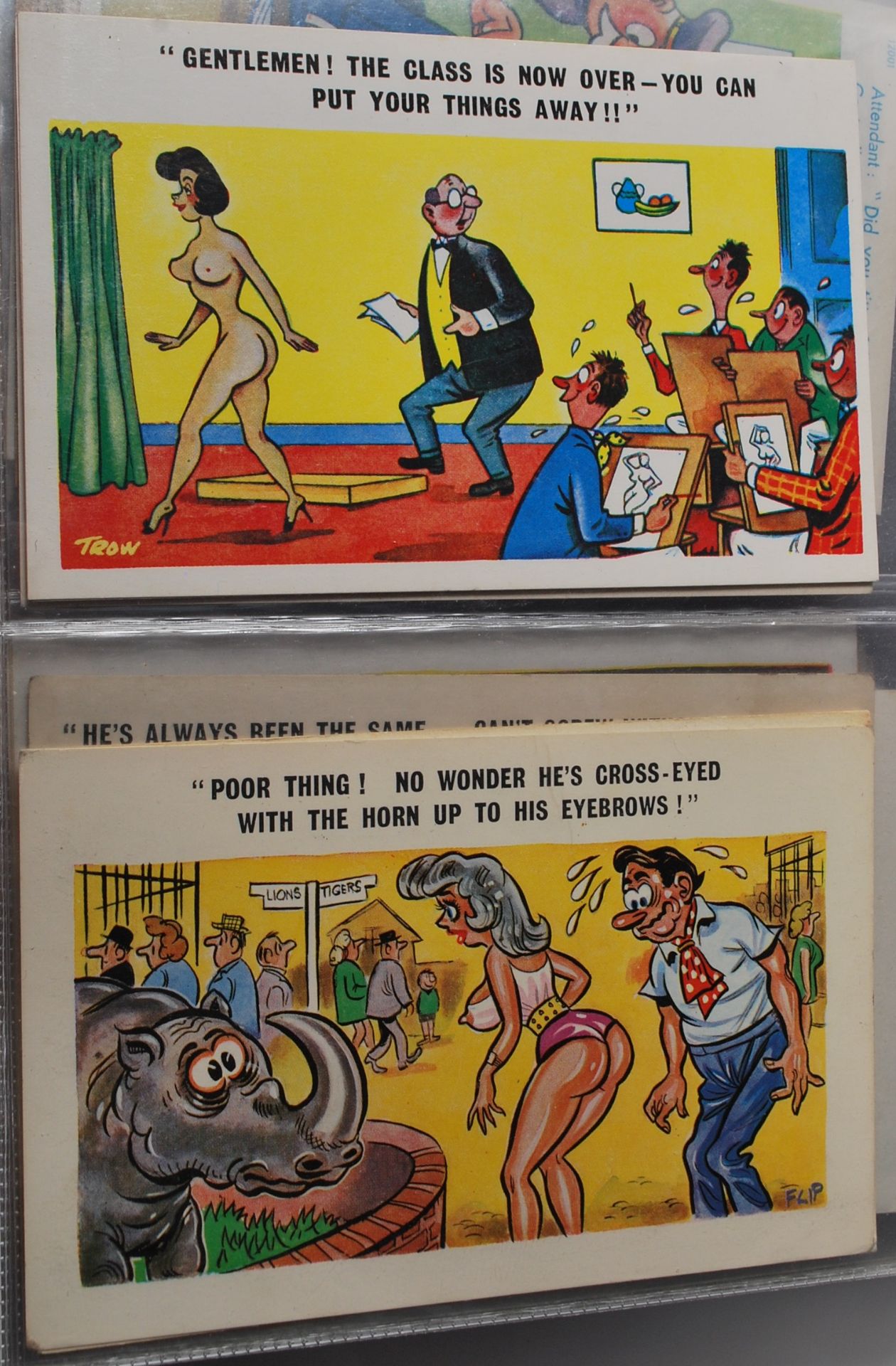 COLLECTION OF COMIC POSTCARDS - SEASIDE HUMOUR ETC - Bild 11 aus 11