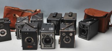 VINTAGE 20TH CENTURY COX CAMERAS / BROWNIE CAMERAS