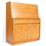 BRITISH MID CENTURY DESIGN - RETRO TEAK WOOD BUREAU DESK