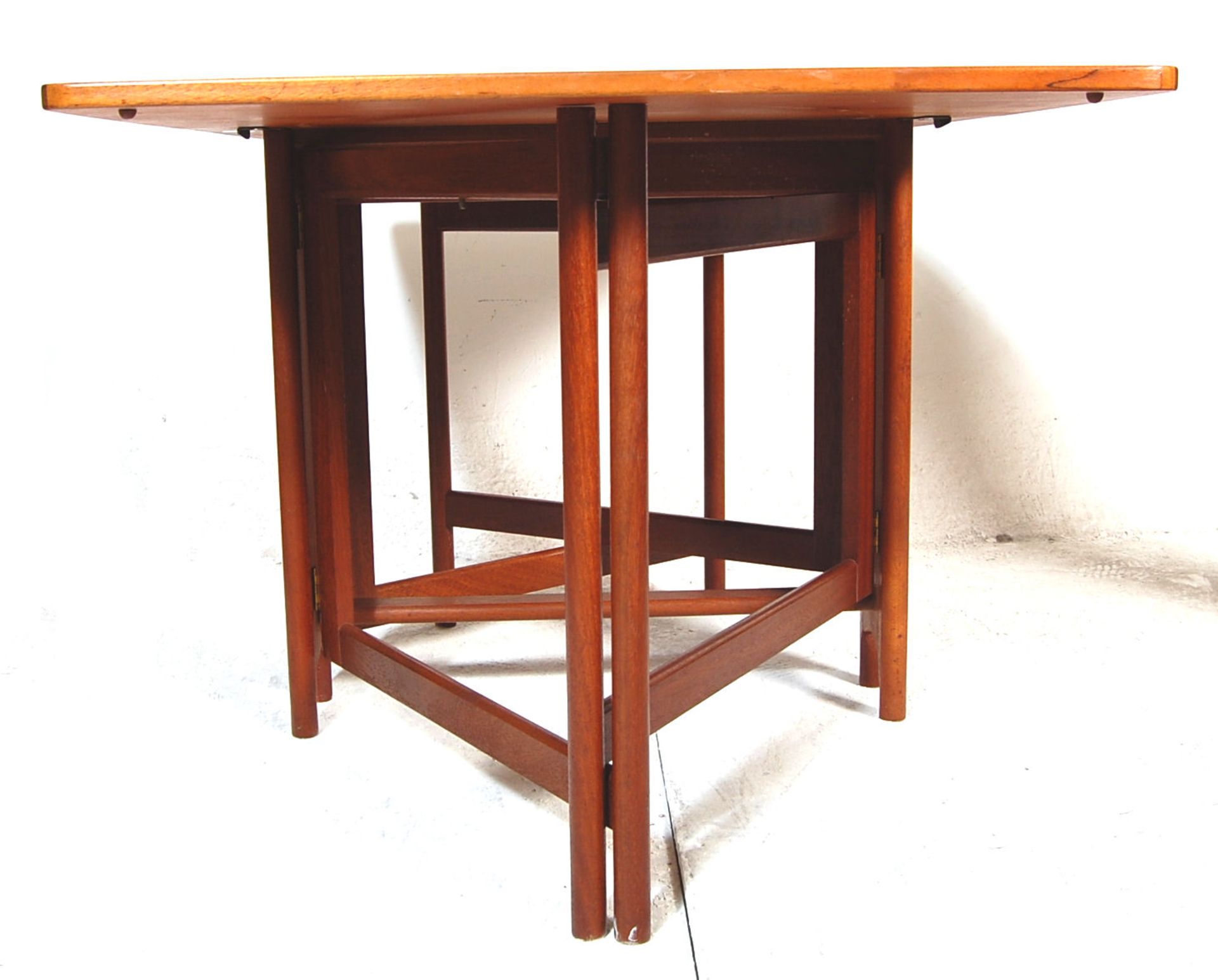 1970’S MCINTOSH TEAK WOOD DROP LEAF TABLE - Bild 4 aus 4