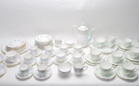 A COLLECTION OF VARIOUS QUEEN ANNE BONE CHINA TEA SERVICES TO INCLUDE CAPRICE AND FERNLEA.