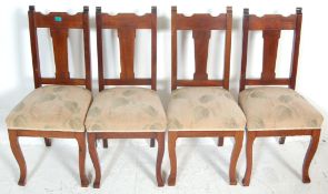 EARLY 20TH CENTURY EDWARDIAN DINING CHAIRS