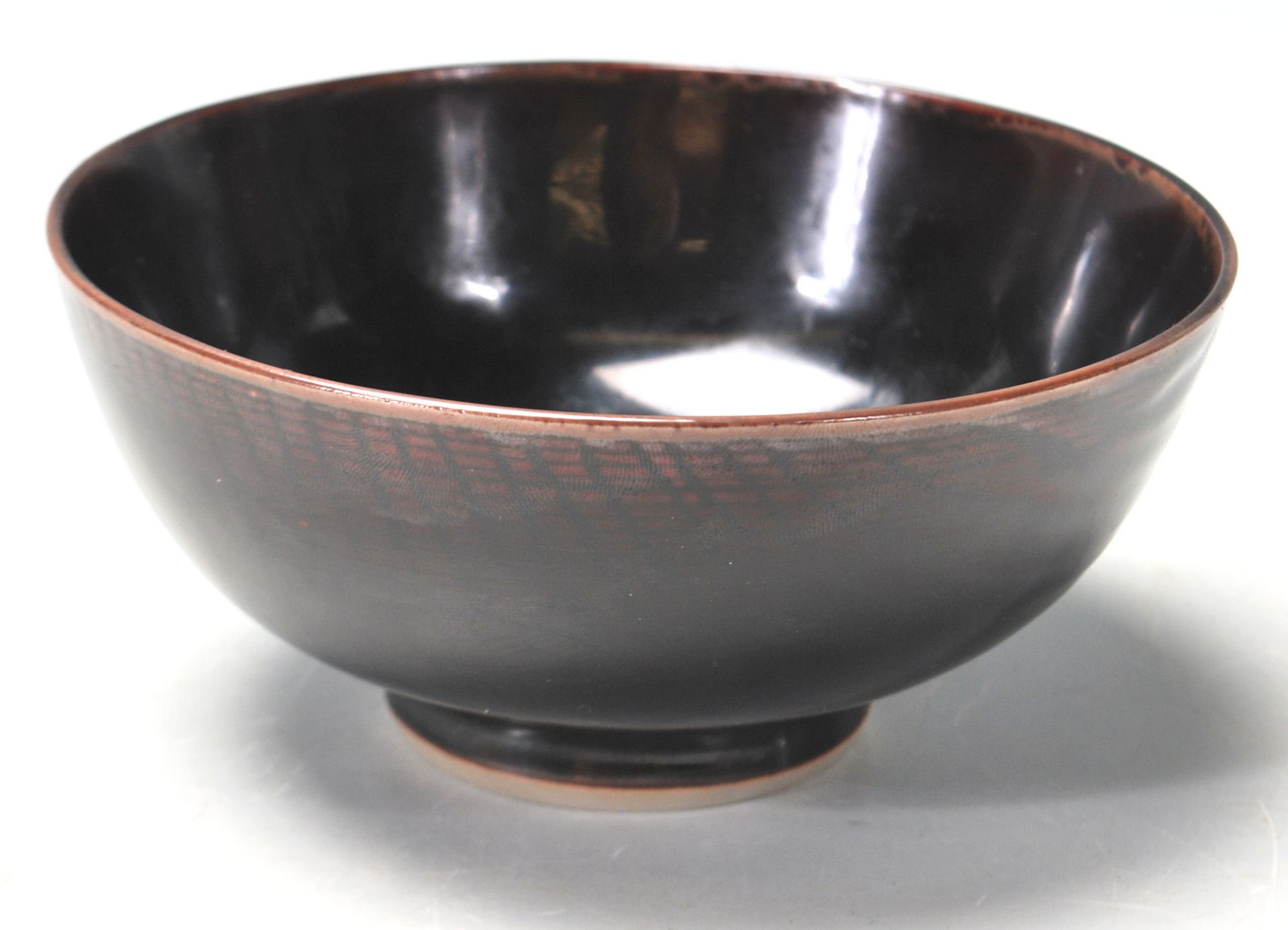 20TH CENTURY CERAMIC PORCELAIN ORIENTAL JAPANESE RICE BOWL. - Bild 2 aus 5