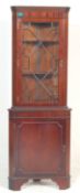 ANTIQUE STYLE MAHOGANY CORNER CABINET