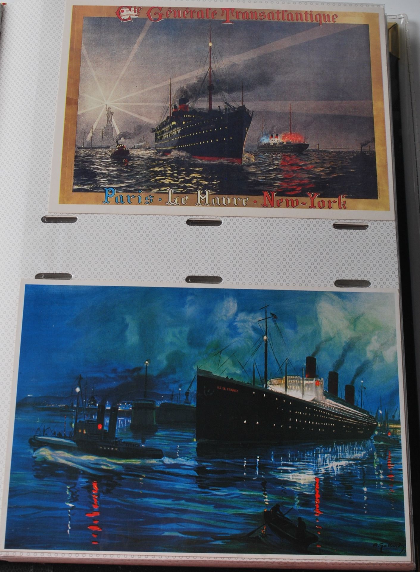 COLLECTION OF VINTAGE SHIPPING RELATED POSTCARDS - Bild 8 aus 11