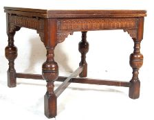 OLD CHARM OAK EXTENDING DINING TABLE