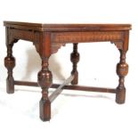 OLD CHARM OAK EXTENDING DINING TABLE