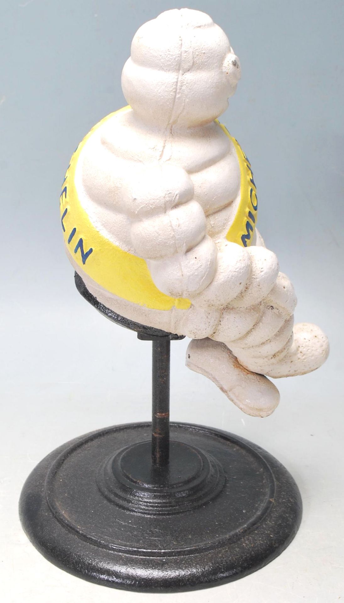 MOTORING INTEREST. A CAST IRON FIGURINE OF BIBENDUM MICHELIN MAN - Bild 2 aus 5