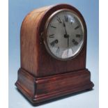 EDWARDIAN ANTIQUE MAHOGANY MANTEL CLOCK