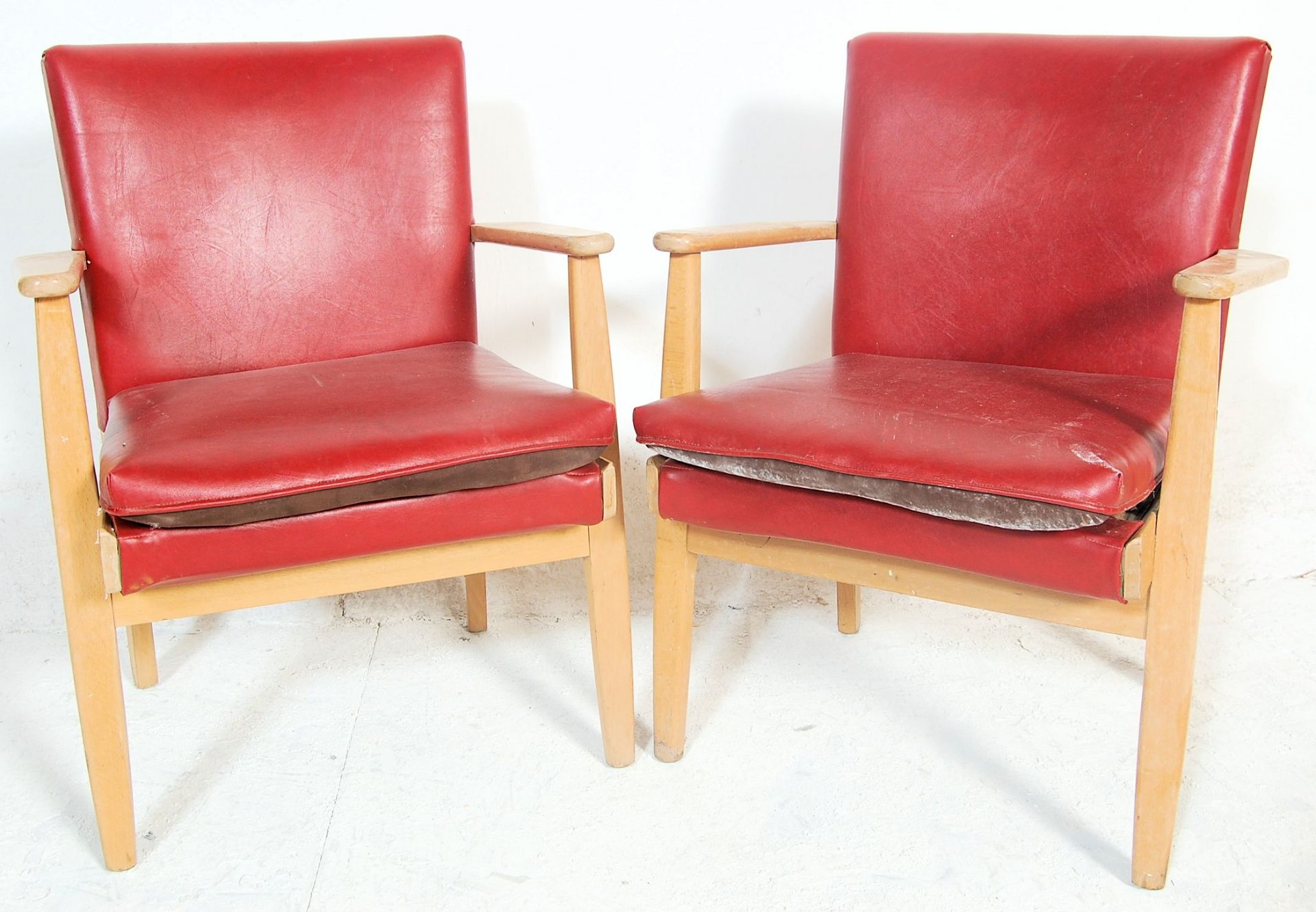 4 VINTAGE 20TH CENTURY PARKER KNOLL ARMCHAIRS - Bild 4 aus 6