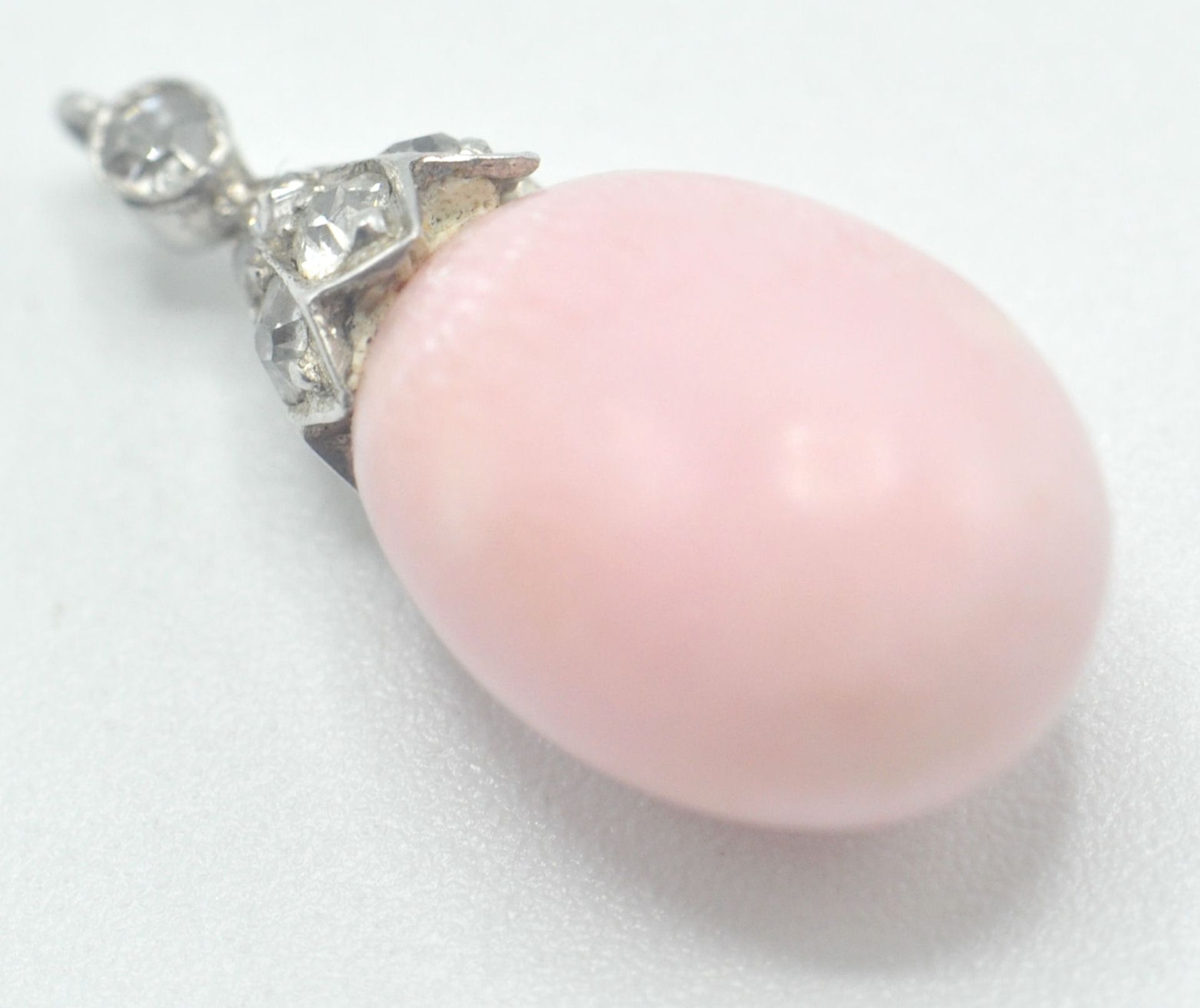 EARLY 20TH CENTURY CONCH PEARL AND DIAMOND PENDANT - Bild 7 aus 7