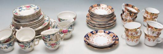 BOOTS FLORADORA FINE BONE CHINA TEA SET / DINING SERVICE