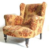 19TH CENTURY VICTORIAN WINGBACK ARMCHAIR