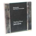 CONTEMPORARY JOHN LEWI SILVER HALLMARKED PHOTO FRAME