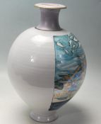 LATE 20TH CENTURY STUDIO ART PORT ISAAC POTTERY VASE