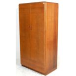 1950’S LIGHT OAK WARDROBE BY KANDYA WITH FITTED INTERIOR